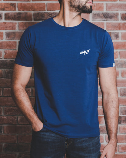 Designed For Change Organic WANT T-Shirt - Navy
