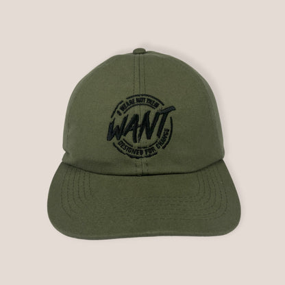 Designed For Change - Organic Cotton Olive Green Cap